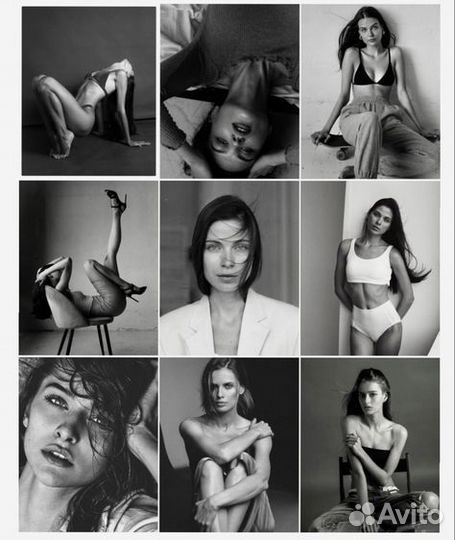 Модельное портфолио, снэп, полароиды