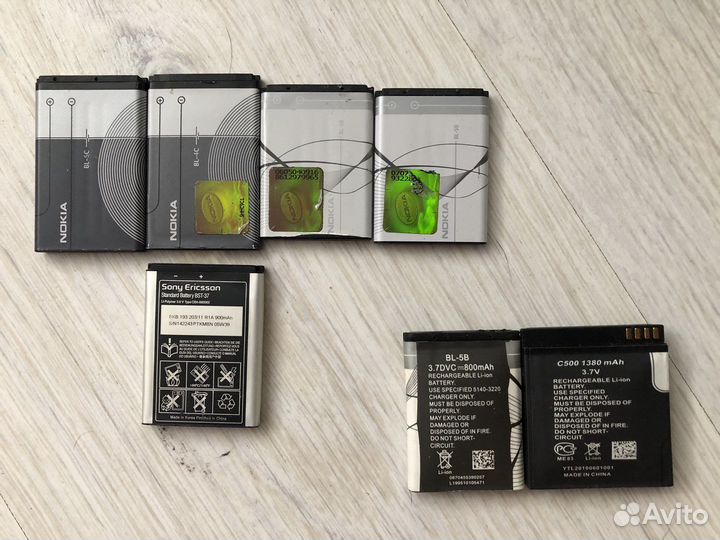 Аккумуляторы nokia