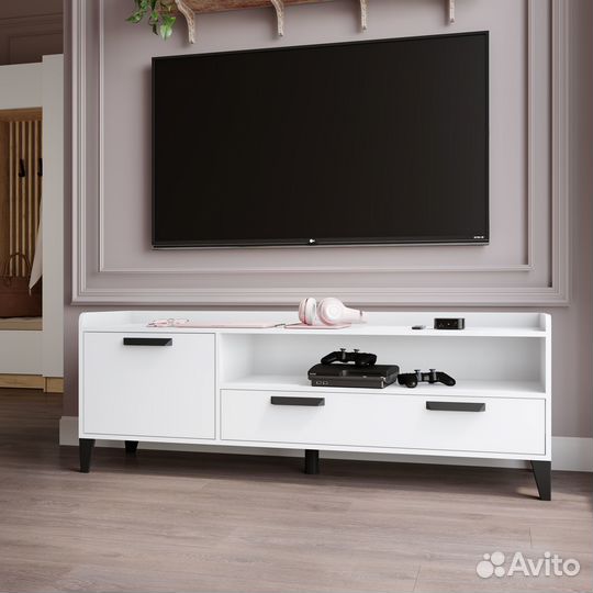 Тумба тв Парус-8 белый