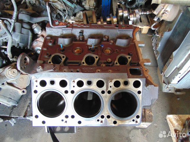 Блок цилиндров Мерседес Актрос мп1 мп2 ом 501