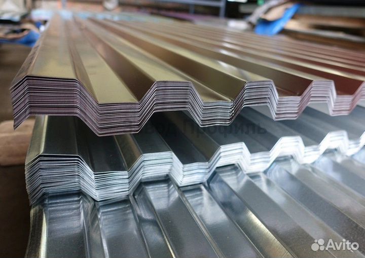 Профнастил для фасадов и крыш оцинкованный р/м2