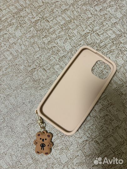 Чехол с мишкой на айфон 15