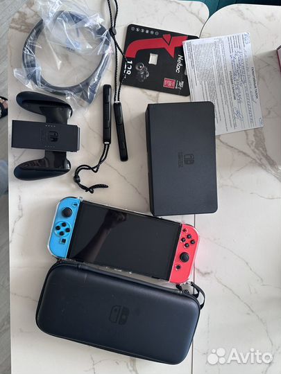 Игровая приставка Nintendo Switch oled 64+128