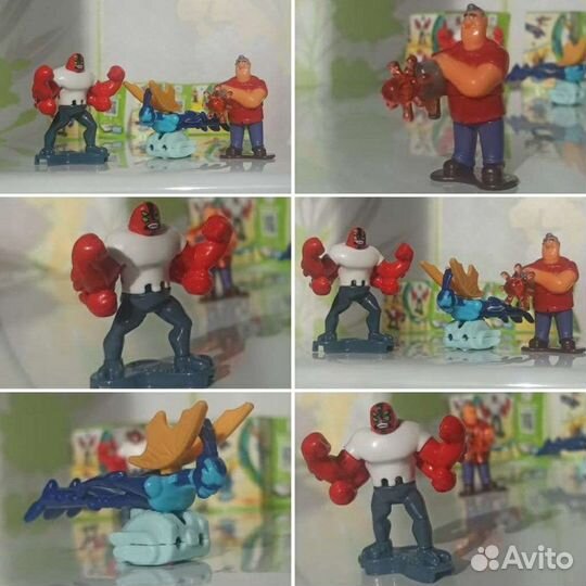 Киндер игрушки Супер герои семейка Ben 10 машины