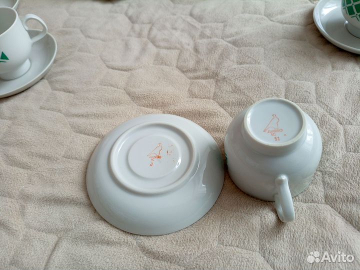 Сервиз фарфор СССР Дулевский фарфоровый завод