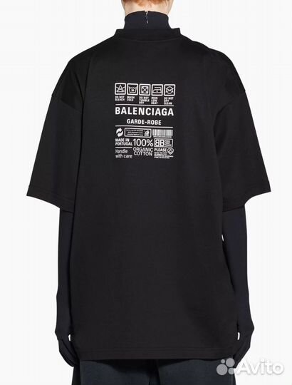 Balenciaga футболка оверсайз