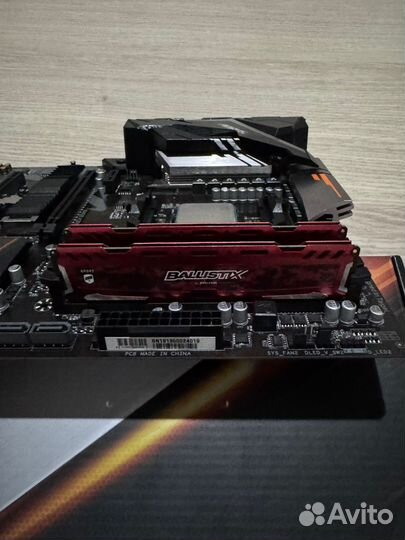 Gigabyte b450 aorus elite + Ryzen2600x + Crucial b