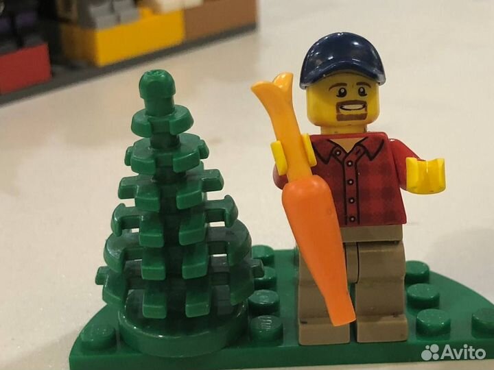 Лего самоделки (багги лошадь фермер на поляне)