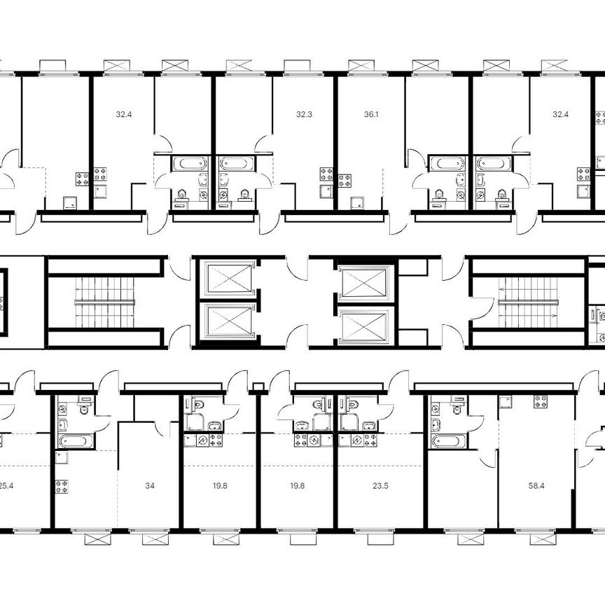 2-к. квартира, 51,7 м², 31/33 эт.