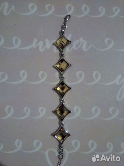 Браслет с цирконами