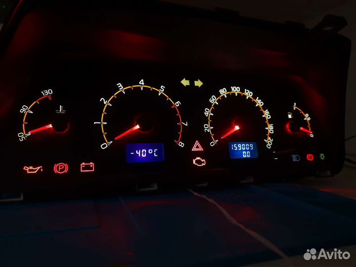Приборная панель с пересветом ваз 2110-2112 2114
