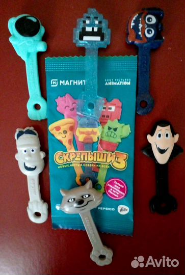 Коллекция разных скрепышей