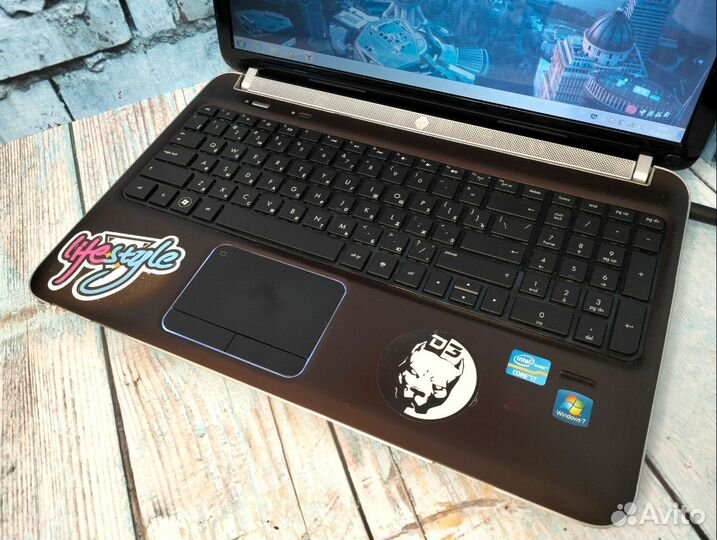 Мощный HP Pavillion DV6 на i7/ SSD 256