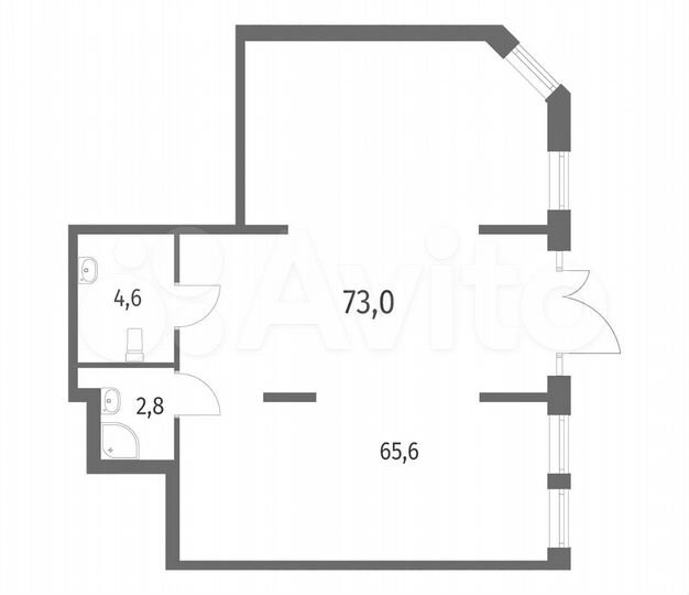 Продам торговое помещение, 73 м²