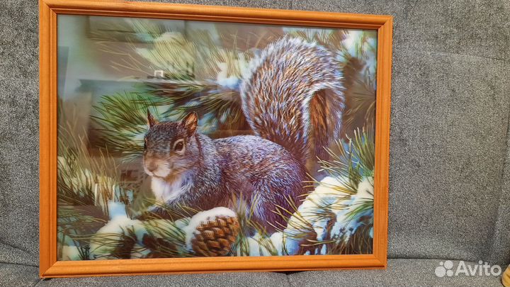 Картина голограмма Белка