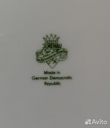 Столовый сервиз ГДР Jlmenau