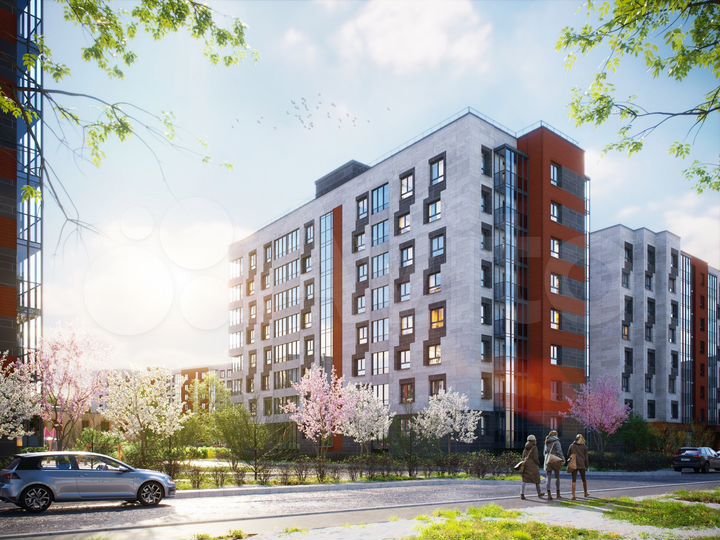 1-к. квартира, 31,8 м², 3/8 эт.