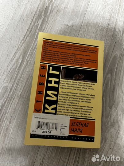 Стивен Кинг. Зелёная миля