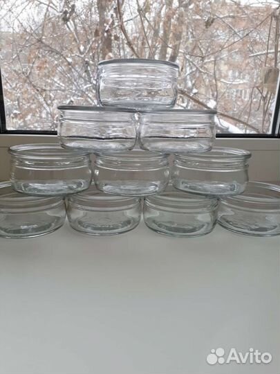 Банки стекло/200гр., без крышек б/у, бутылки