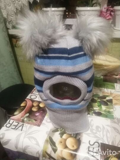 Шапка шлем зима