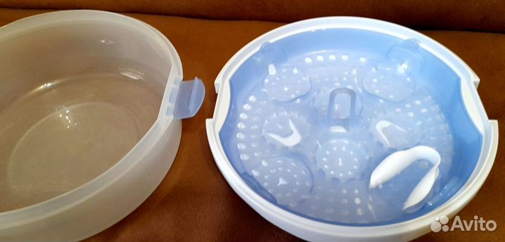 Стерилизатор для свч Philips avent + 2 бутылочки