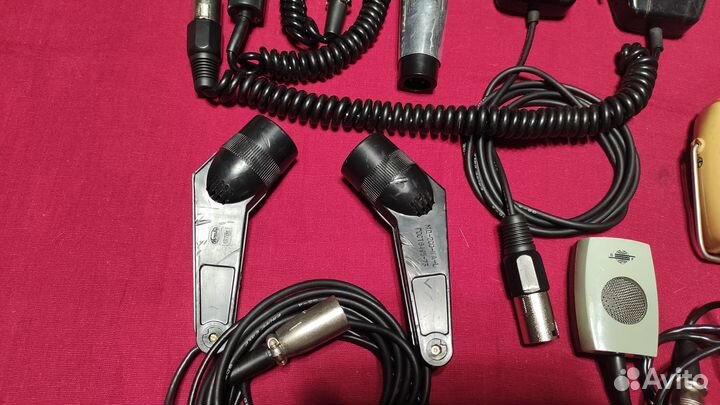 Микрофоны винтажные советские и зарубежные