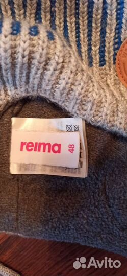 Шапка детская reima с завязками 48 размер