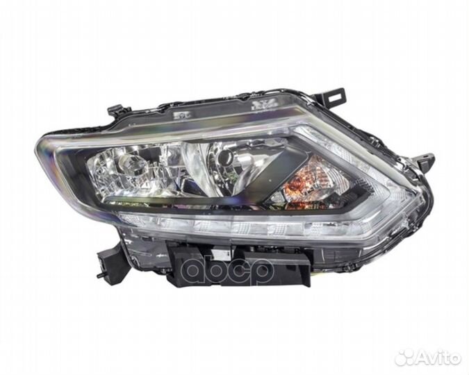Фара правая с корректором внутри черная X-trail