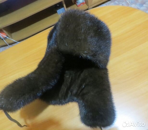 Норковая шапка ушанка