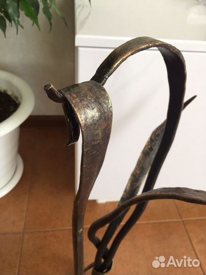 Кованая ложка для обуви