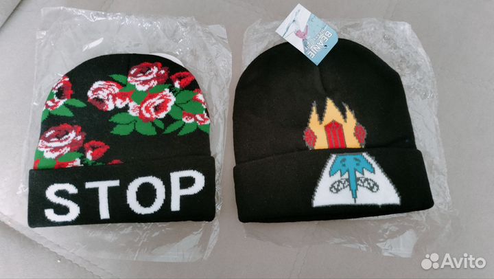 Шапки детские, объем 48-50, демисезонные