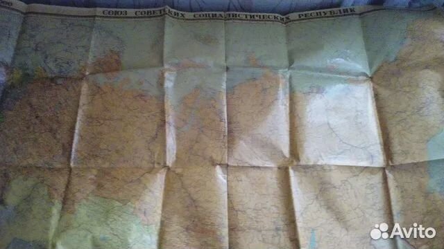 Политическая карта СССР