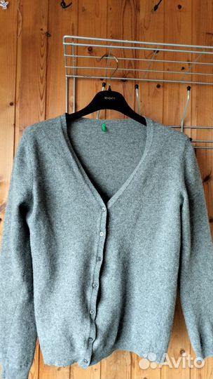 Кардиган benetton шерсть
