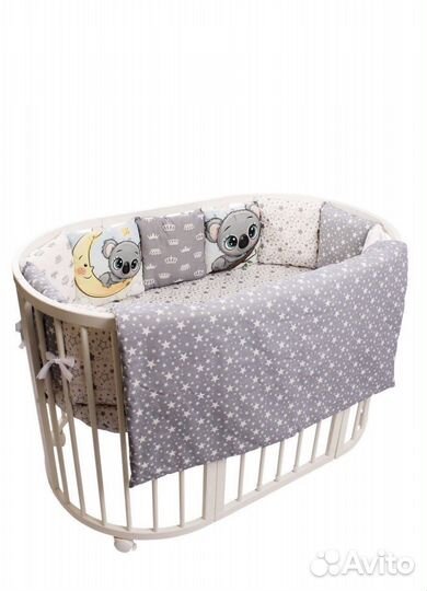 Бортики в кроватку для новорожденных