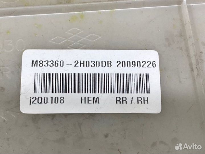 Обшивка двери задняя правая Hyundai Elantra Hd