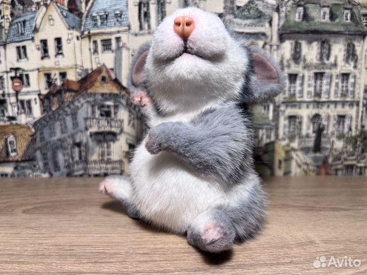 Мягкая игрушка ручной работы Крысенок