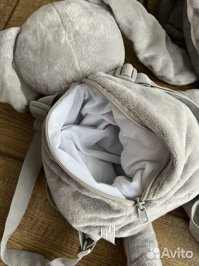 Мягкая игрушка-рюкзак для двойни