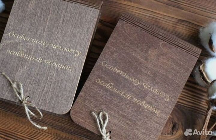 Обложка на паспорт натуральная кожа, подарок врачу