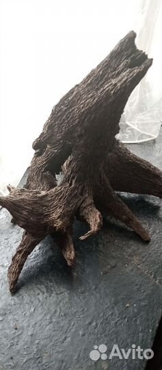 Декорация для аквариума из настоящего дерева