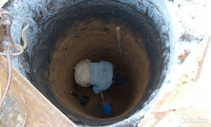 Копка септики, колодцы чистка колодцев углубление