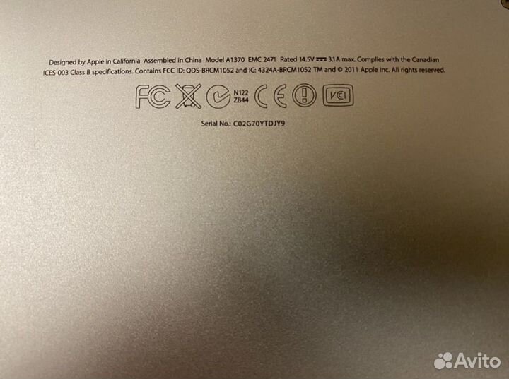 Apple MacBook Air 2011