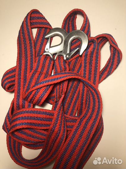 Ленточный буксировочный трос и Свечной ключ