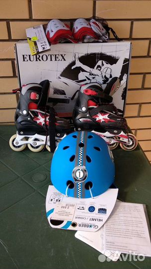 Ролики, шлем, защита