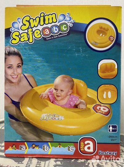 Круг для плавания Bestway SwimSafe Новый