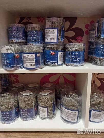 Гирлянда штора