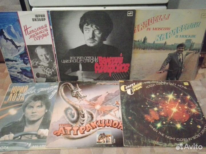 Виниловые пластинки 68 штук