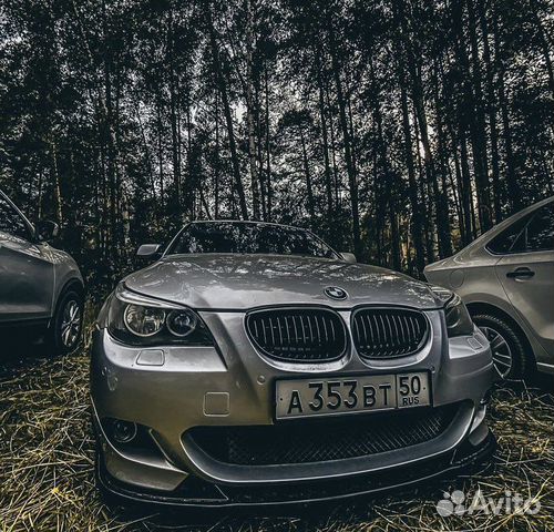 Передняя накладка на передний бампер для bmw e60 m