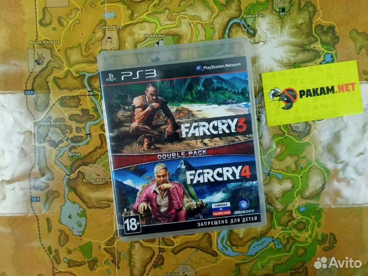 Игра Far Cry 3 + Far Cry 4 на ps3