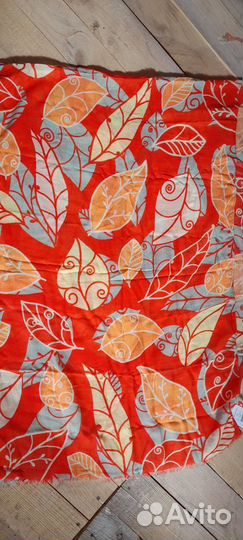 Новый Павловопасадский шерстяной палантин 230х80