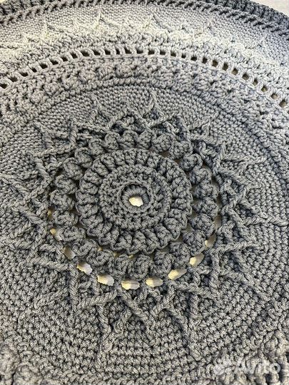 Ковер ручной работы с полиэфирного шнура